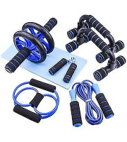 Ab Roller Wheel Workout Equipment Set For Abdominal Exercise Home Gym Fitness