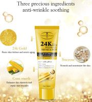 24k Pure Gold Peeling Gel For Face And Body 30 Seconds Remove Skin Aging Keratin Deep Cleaning