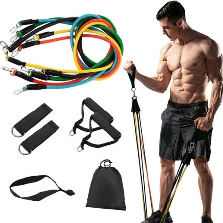 Fitness Stretch Resistance latex pull rope fitness pull up